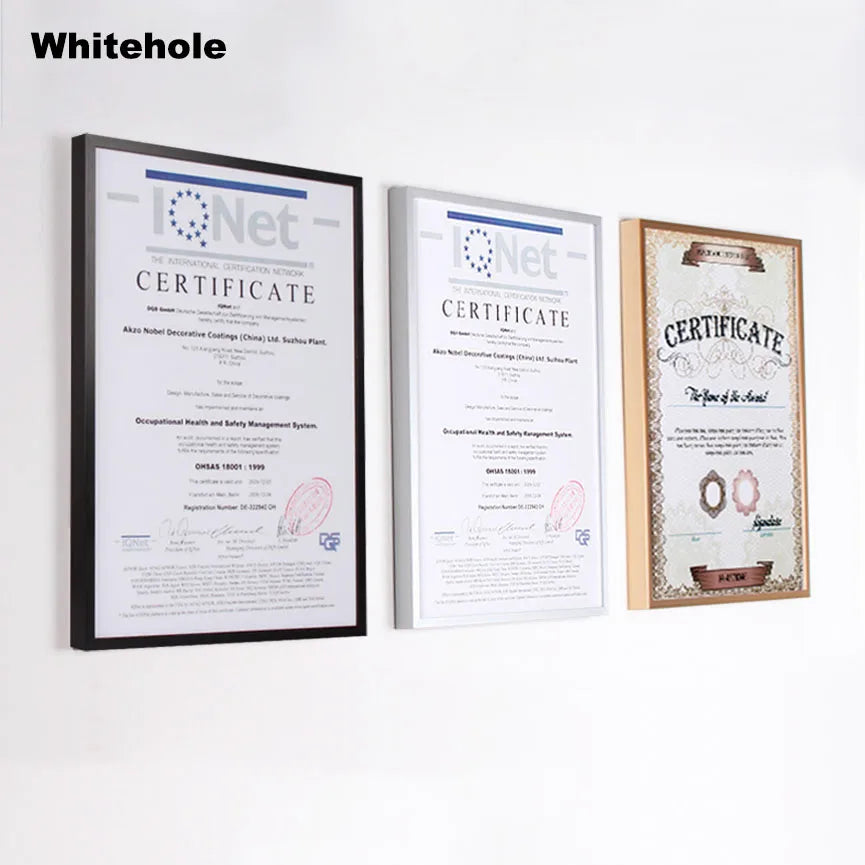 Metal Picture Frame For Wall Poster Frame Pictures Classic Aluminum Photo Frames For Wall Hanging A3 A4 30x40 Certificate Frame