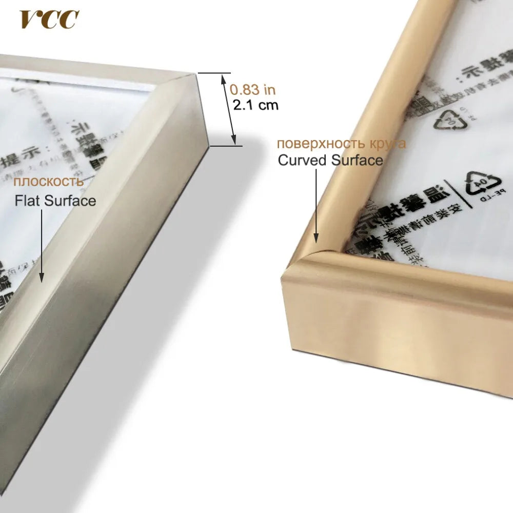 Picture Frame Metal Poster Frame Classic Aluminum Photo Frames For Wall Hanging A3 A4 30x30 Certificate Frame VCC