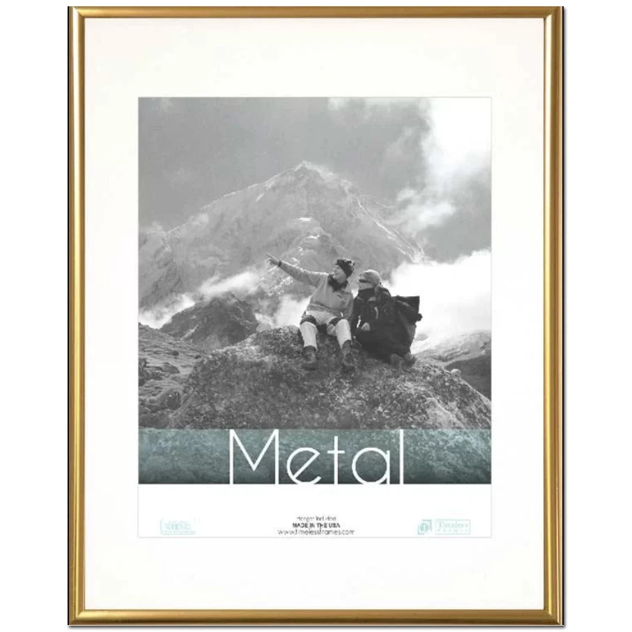 Picture Frame Metal Golden Photo Frame Classic Minimalist Desktop Decor 9x13 13x18 21x30cm Pleixglass Inside Certificate Frame