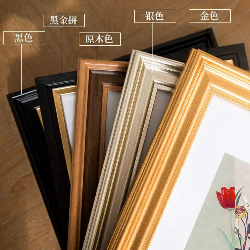 Creative Gold Picture Frame Versatile Photo Frame for 8-inch, 10-inch, and A4 Artworks Horizontal & Vertical Display Home Décor