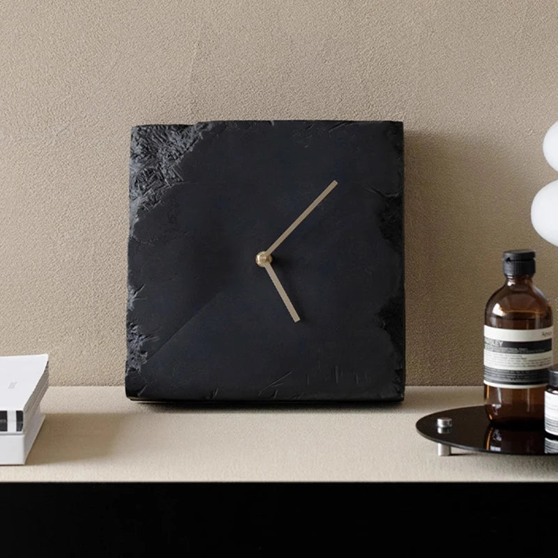 Retro Table Clocks Modern Silent Tabletop Clocks Bedroom Desk Unique Decoration Mural Clock Nordic Interior Luxury Desks Clock