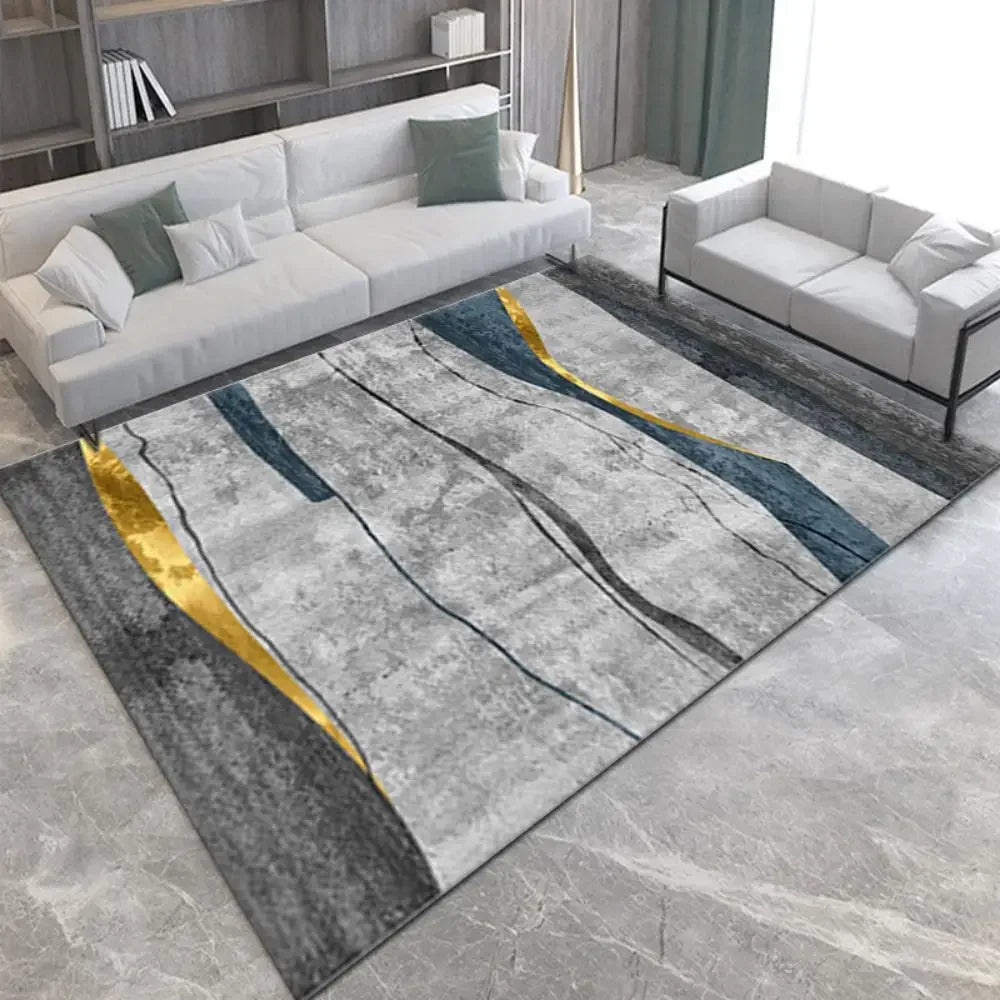 VIKAMA Nordic Carpet for living Room 2025 New sofa coffee table Carpet, high-end light luxury floor mat, table mat, no-wash home
