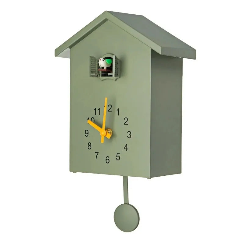 1PC Modern Bird Cuckoo Quartz Wall Clock Home Living Room Horologe Clocks Timer Office Home Decoration Gifts Hanging Watch