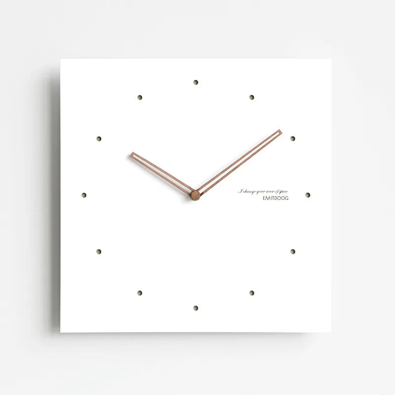 2025 new Silent Large Modern White Square Wall Clock for Living Room Bedroom Dining Room Fresh Clocks Wall Home Decor
