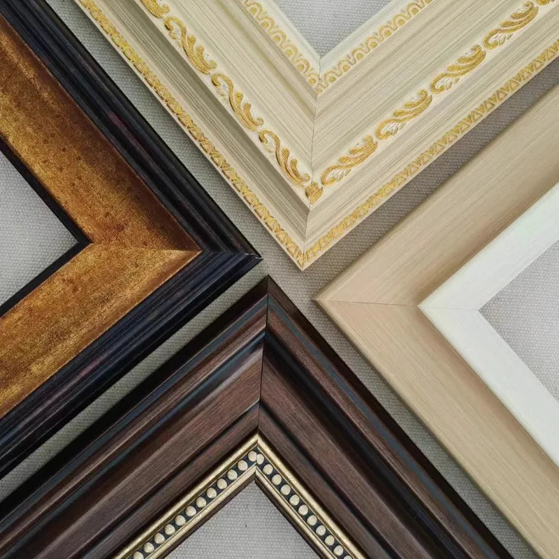European Retro Light Luxury Niche Style Picture Frame Classical Oil Painting Frame Designer Framing Gravures Home Decoration
