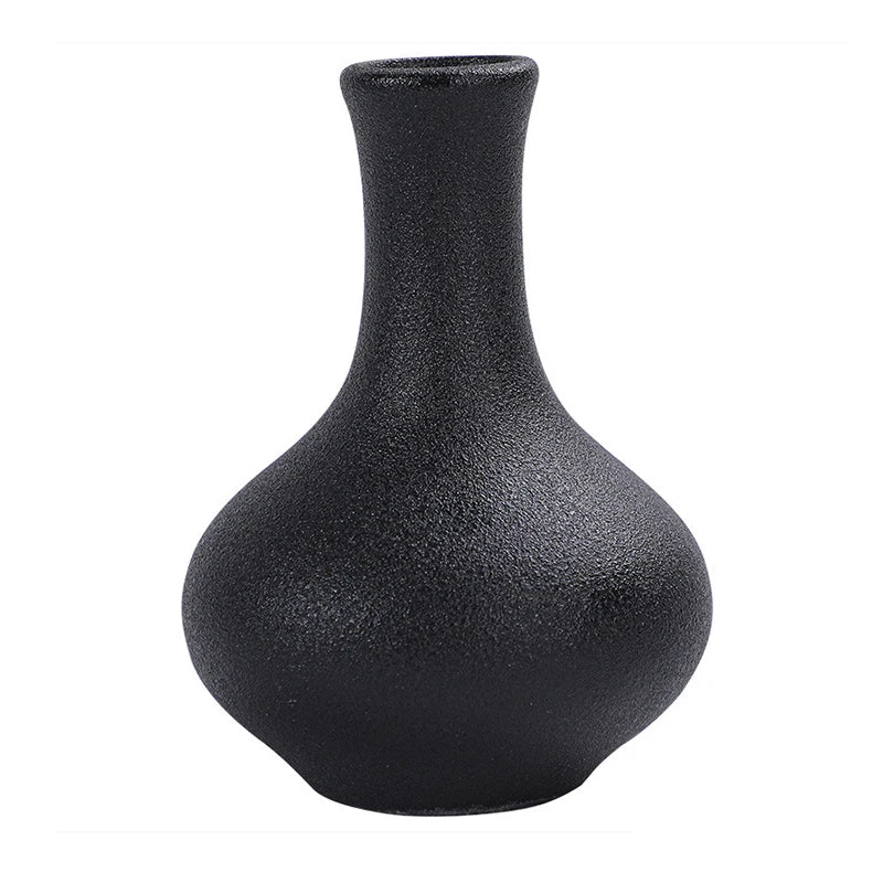 5-piece Set Of Simple Ceramic Vases, Fresh Small Vases, Desktop Decorations, Simple Porch, TV Cabinet, Home Crafts