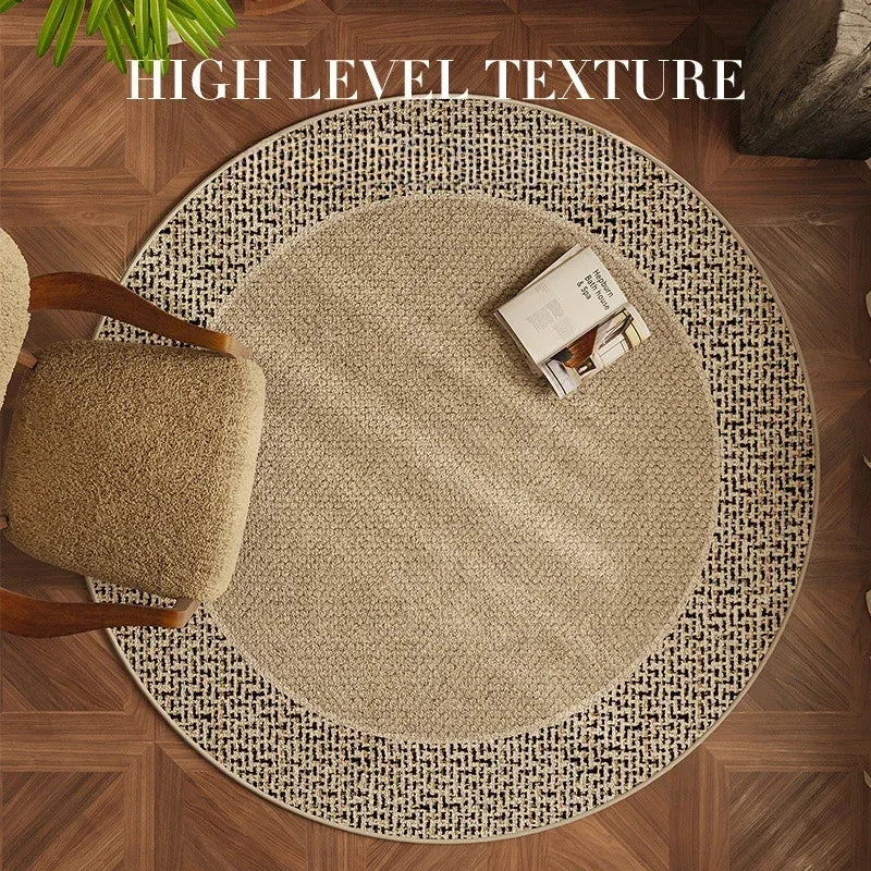 bedroom carpets Area rugs room decor Carpets for living room Round sofa rug Study Polypropylene fiber mat Antiskid Chair cushion