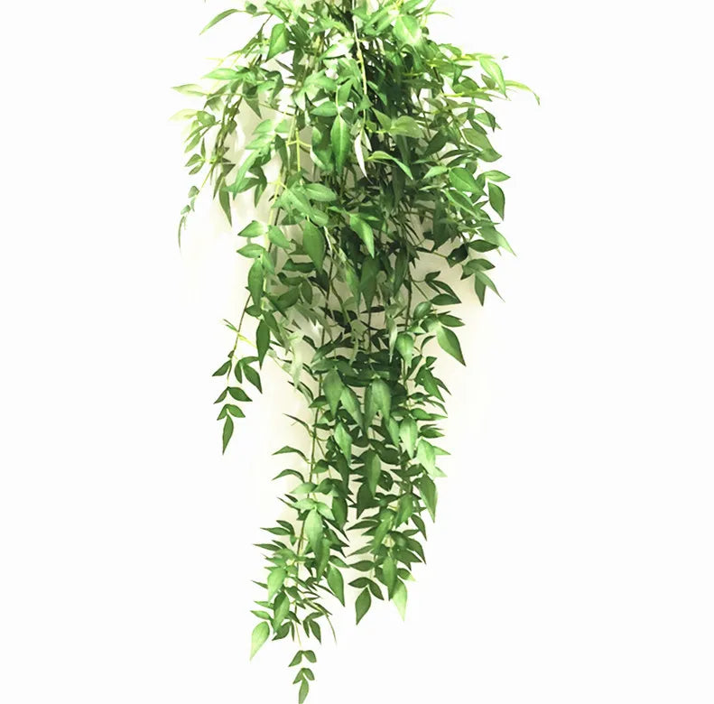 Artificial een Plant Southern Heaven Bamboo Vine Wall Hanging Winding Branch Hotel Decoration Hanging Vine Soft Decoration ...