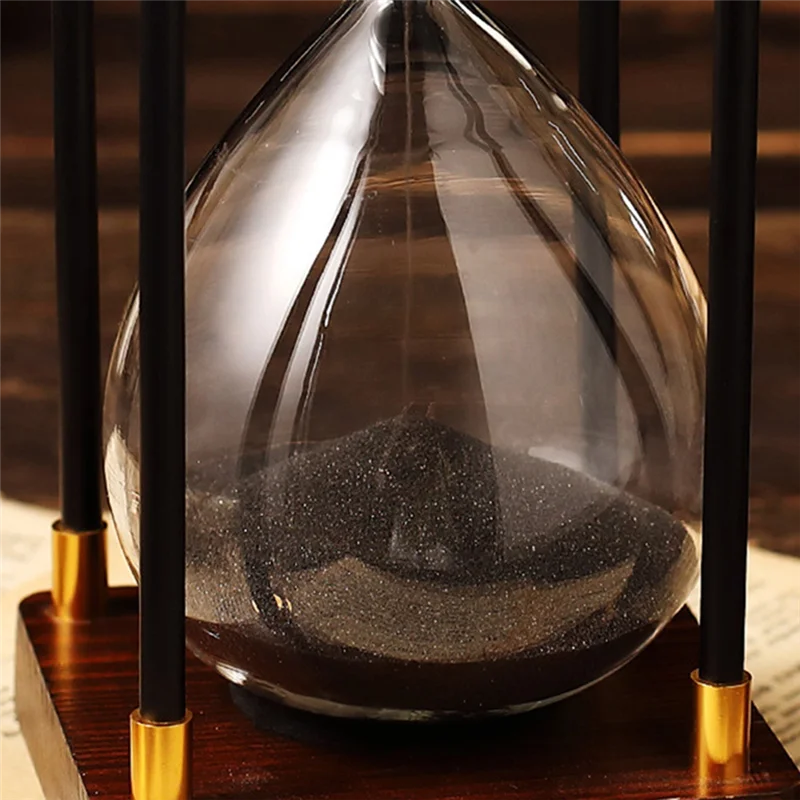 HRBAJ-Luxury Retro Hourglass 30 Minutes - Elegant Hourglass For Office, Study & Home Decor, Perfect As Decompression Gift