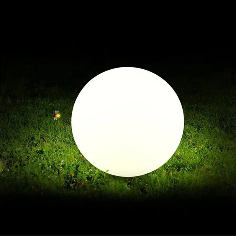 New 15-25cm Solar Moon Light Outdoor LED Lighting Lamp Garden Atmosphere Decorative Lamp Spherical Control Light Lawn Lamp