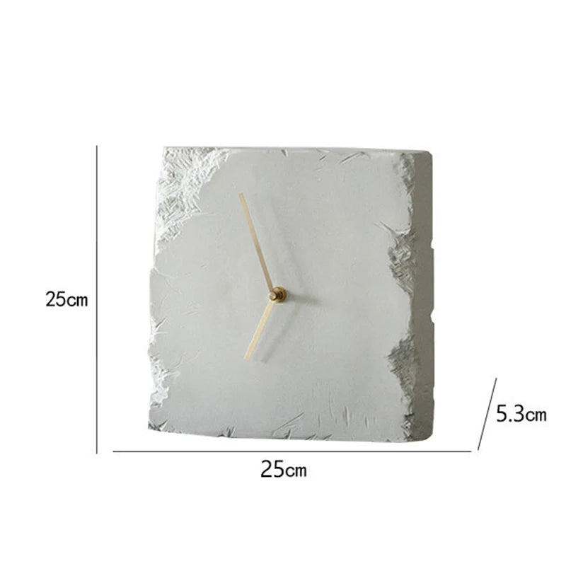 Retro Table Clocks Modern Silent Tabletop Clocks Bedroom Desk Unique Decoration Mural Clock Nordic Interior Luxury Desks Clock