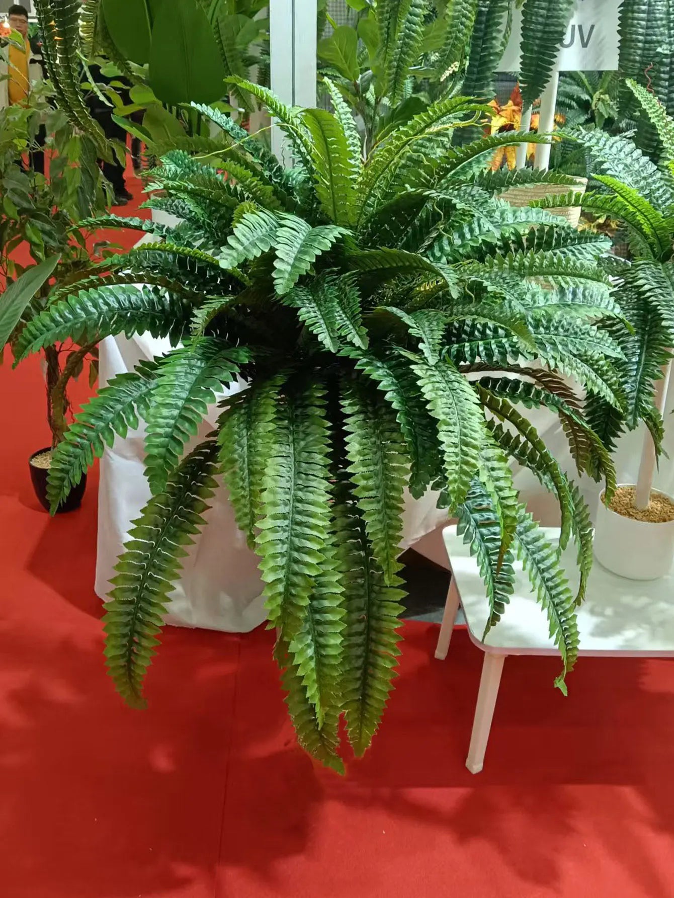 28/58/88 Leaves Fake Fern Hanging Plants Artificial Palm Leafs Silk Persian Vines Faux Wall Plants For Home Decor