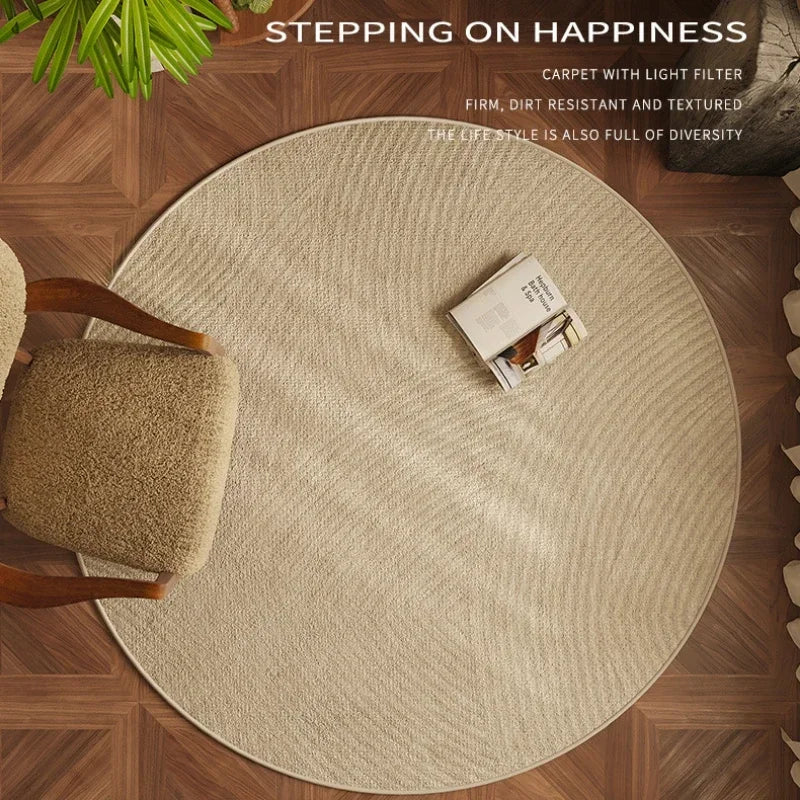 bedroom carpets Area rugs room decor Carpets for living room Round sofa rug Study Polypropylene fiber mat Antiskid Chair cushion