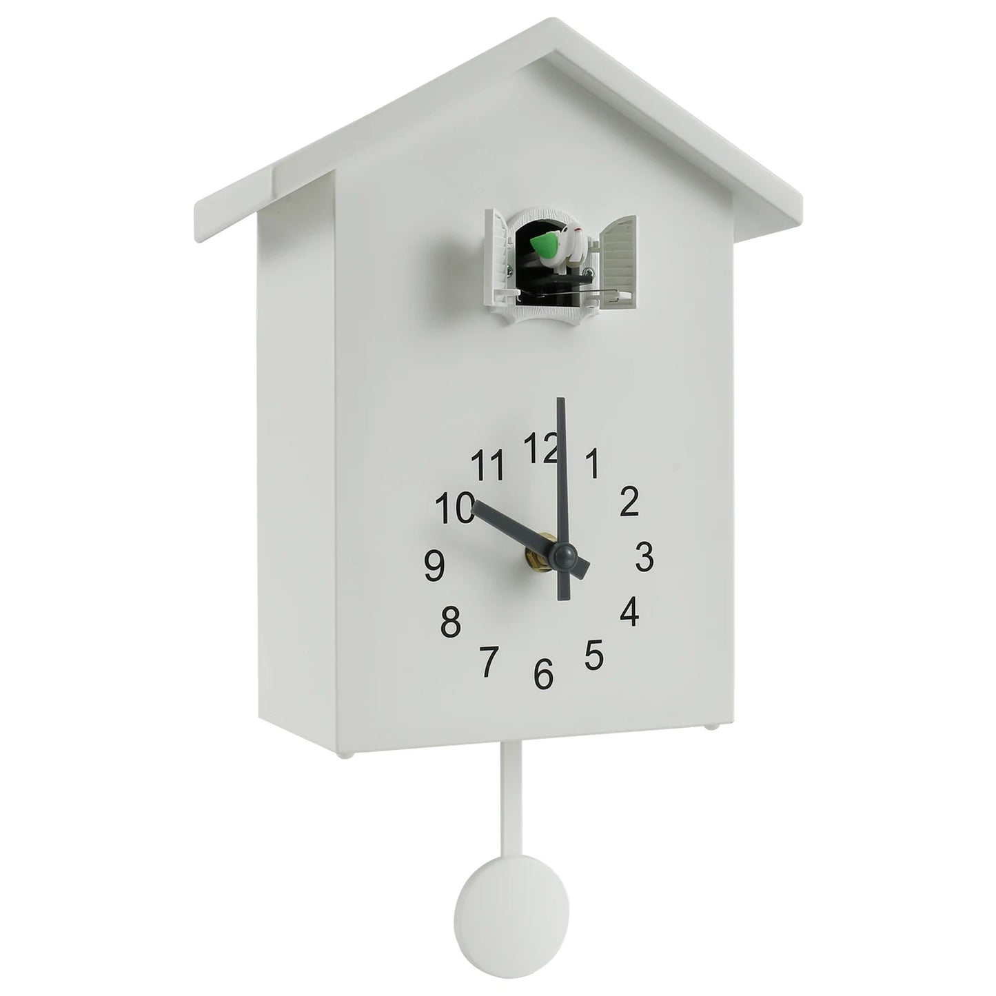 Cuckoo Clock with Chimer Bird House Cuckoo Sound Clock Battery Powered Cuckoo Wall Clock for Wall Art Home Living Room Decor