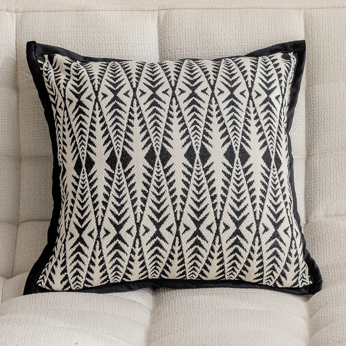 45x45cm Black Throws Pillow Cover Nordic Modern Minimalist Cushion Cover Pillowcase for Living Room Decoration Couch Home Decor