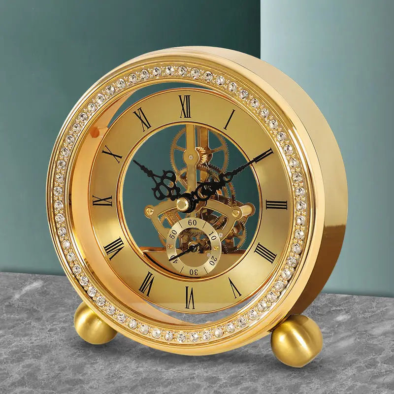 Pendulum table clock Table clock living room table clock decoration home fashion perspective clock