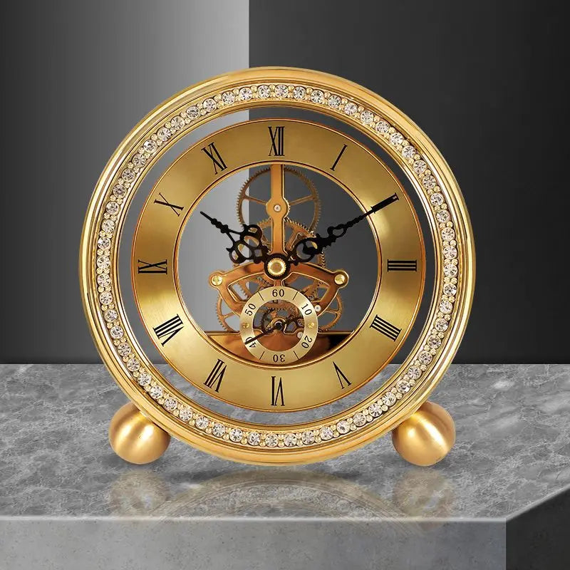 Pendulum table clock Table clock living room table clock decoration home fashion perspective clock