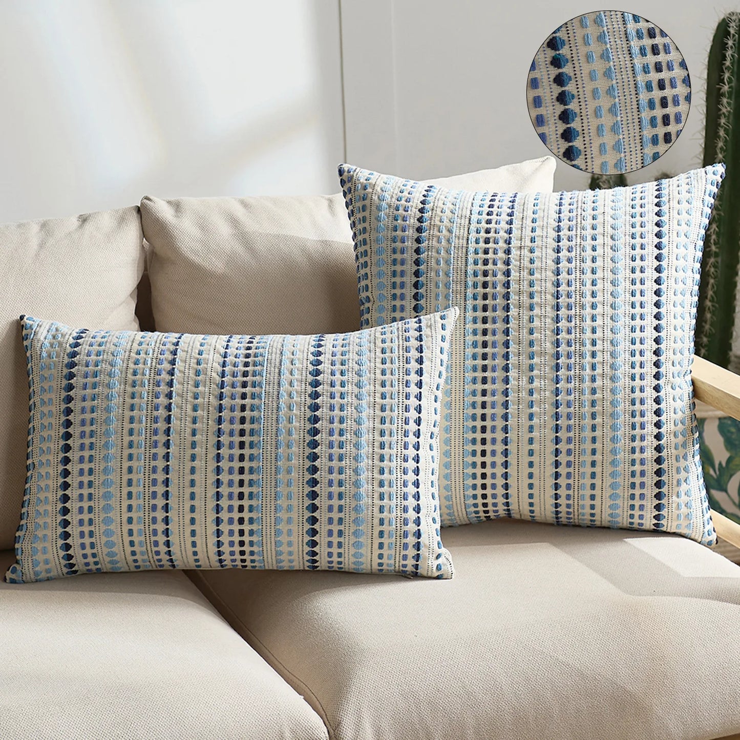 Chenille Pillow Cover 45x45cm Soft Throw Cushion Cover Decorative Square Pillow Case For Couch Sofa Bed Pillowcase50x50