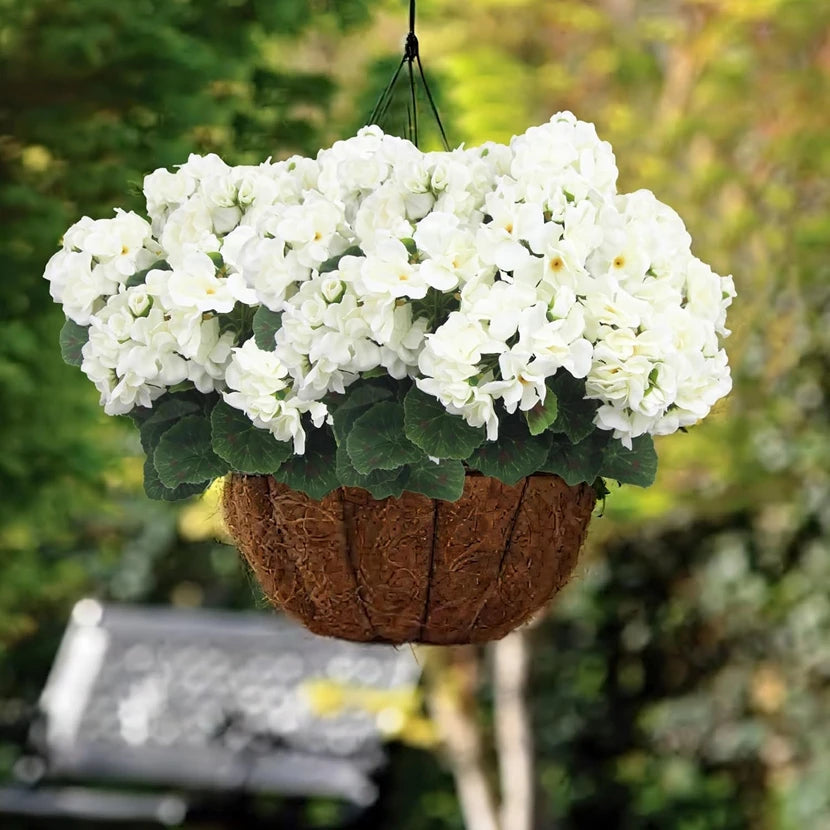 5pcs Artificial Flower Plant Begonia Flower Wedding Bridal Bouquet Home Room Outdoor Garden Bonsai Decoration DIY Festival Party