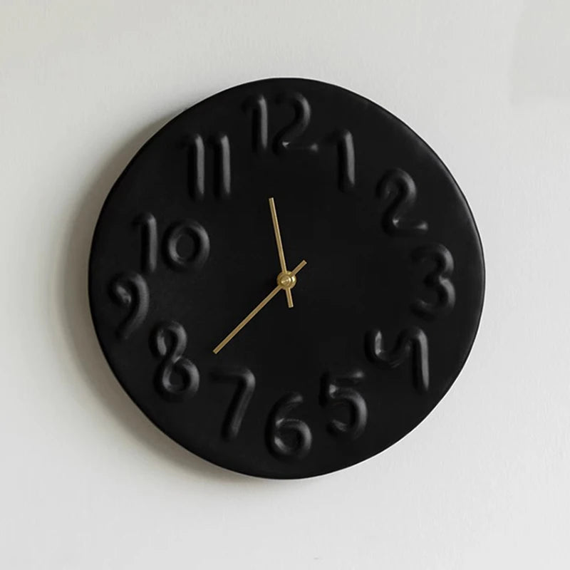 3d Wall Clock Bedroom Silent Mechanism Wall Clock Interior Minimalist Elegant Decoration Clocks Nordic Aesthetic Irregular Watch