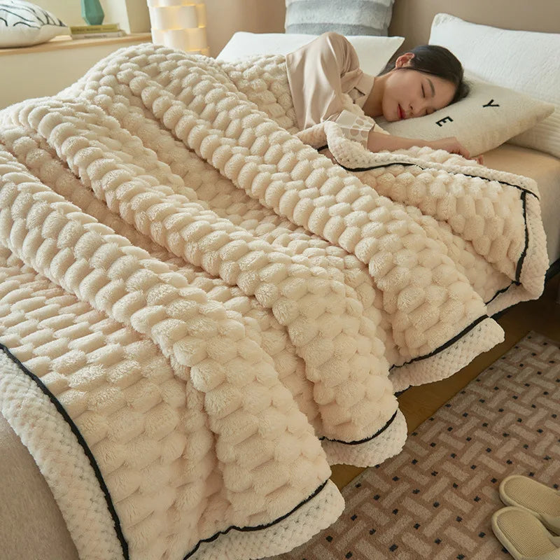 Turtle Velvet Fall Fluffy Throw Blanket Double Single Bed Blankets Autumn Warm Soft Pink Blanket Queen Size Bed Manta Para Sofa