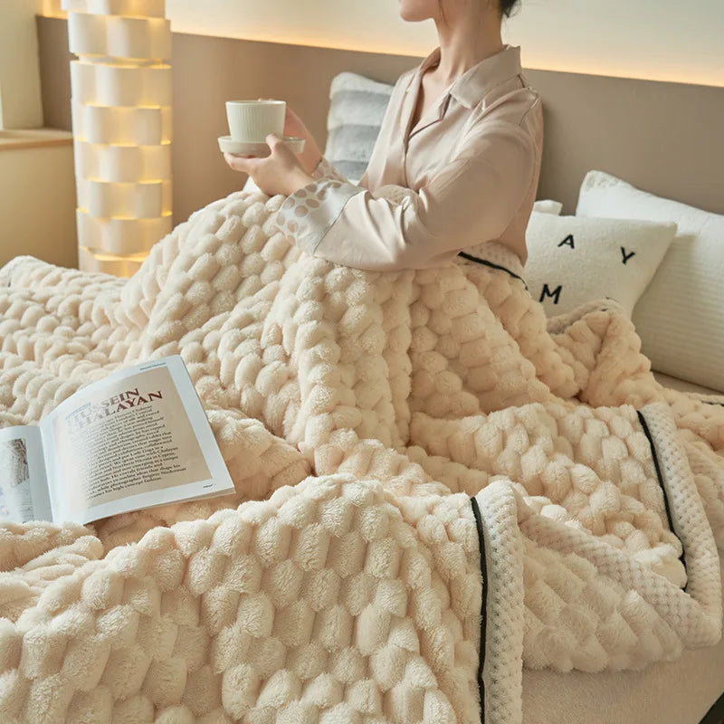 Turtle Velvet Fall Fluffy Throw Blanket Double Single Bed Blankets Autumn Warm Soft Pink Blanket Queen Size Bed Manta Para Sofa