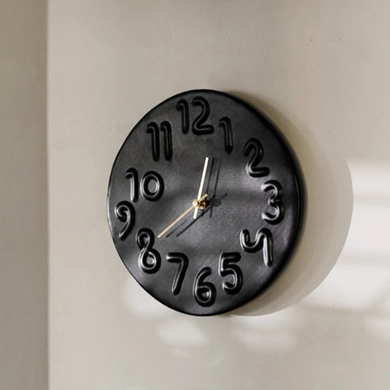 3d Wall Clock Bedroom Silent Mechanism Wall Clock Interior Minimalist Elegant Decoration Clocks Nordic Aesthetic Irregular Watch