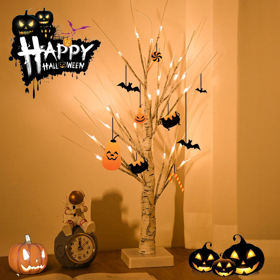 LED Twig Birch Table Tree Light Up Branch Lights Desktop Dinner Lamp UK Newest