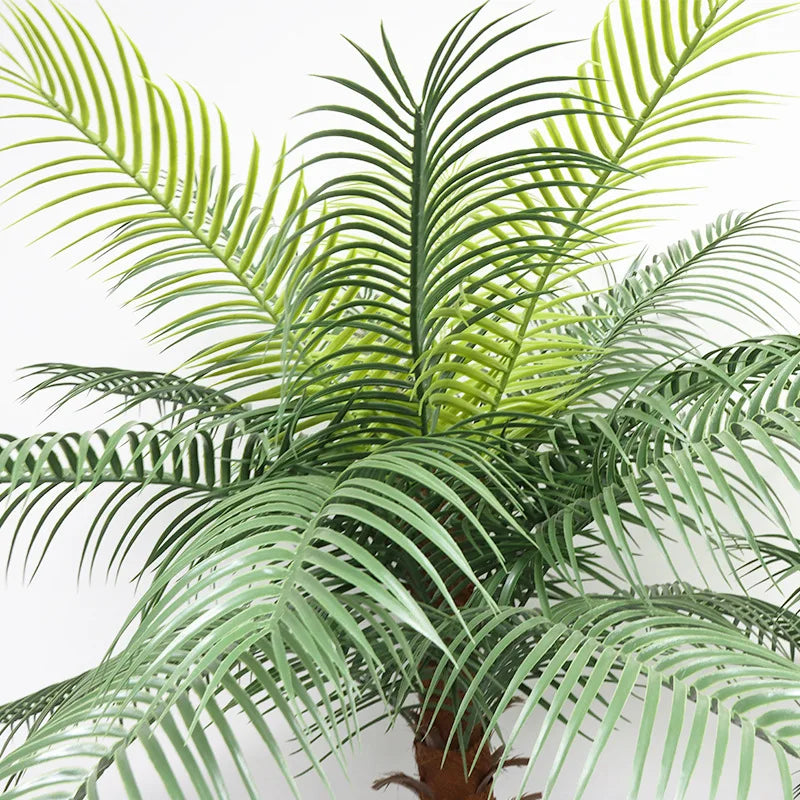 150/180cm/210cm Artificial Coconut Tree Fake Plants Large Green Plants Palm Tree Bonsai Decoration for Home Office Floor Potted