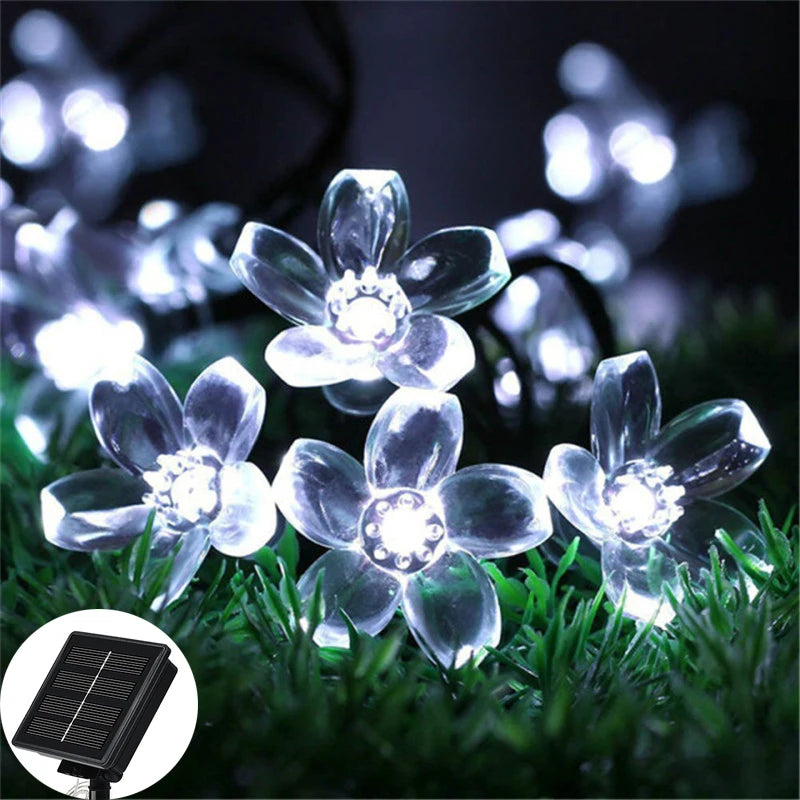12/7m Moroccan Ball Solar String Lights 100/50 LED Fairy Globe Waterproof Lantern Lighting Decorative for Home Garden Party