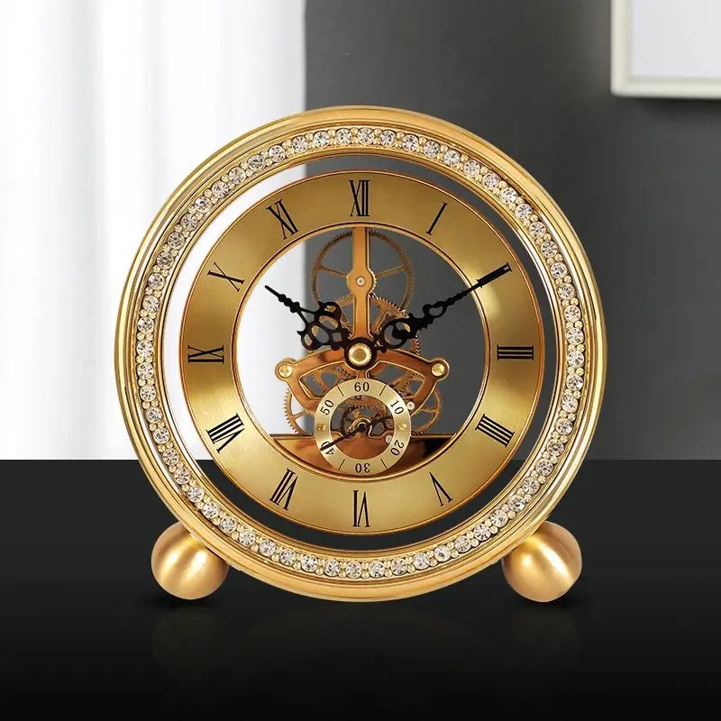 Pendulum table clock Table clock living room table clock decoration home fashion perspective clock