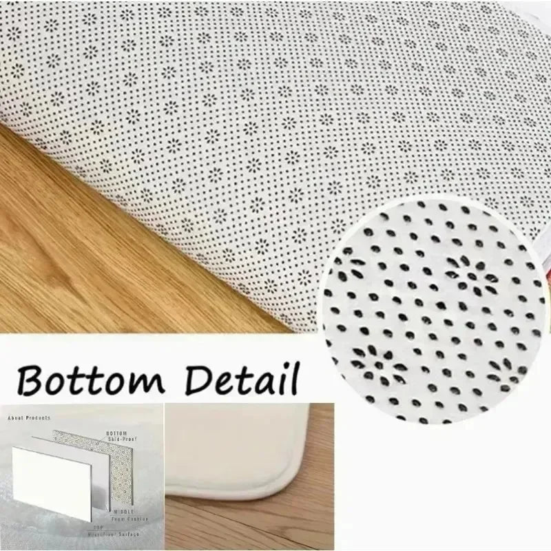 Nordic Style Orange Geometry Large Living Room Carpet Modern Decoration Bedroom Soft Non-slip Carpet Large Area Sofa Side Rug