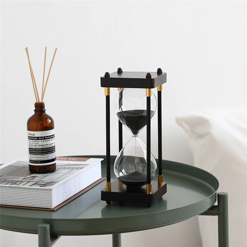 HRBAJ-Luxury Retro Hourglass 30 Minutes - Elegant Hourglass For Office, Study & Home Decor, Perfect As Decompression Gift