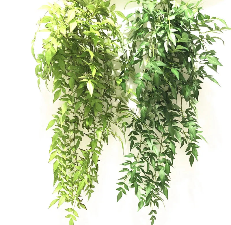 Artificial een Plant Southern Heaven Bamboo Vine Wall Hanging Winding Branch Hotel Decoration Hanging Vine Soft Decoration ...