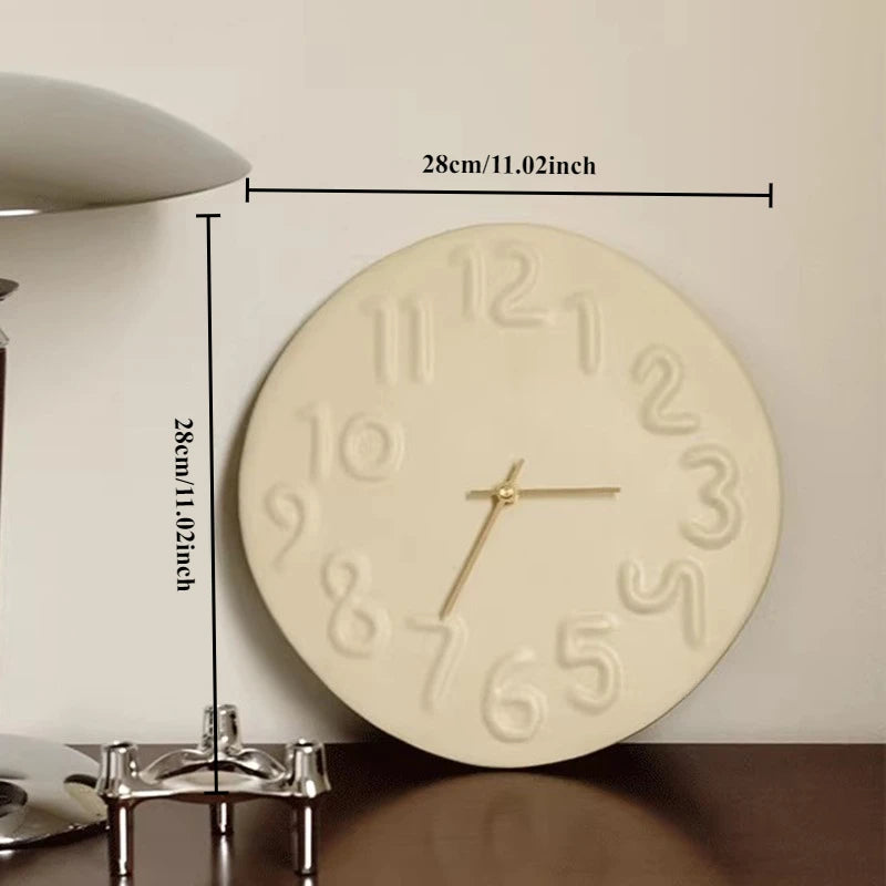 3d Wall Clock Bedroom Silent Mechanism Wall Clock Interior Minimalist Elegant Decoration Clocks Nordic Aesthetic Irregular Watch