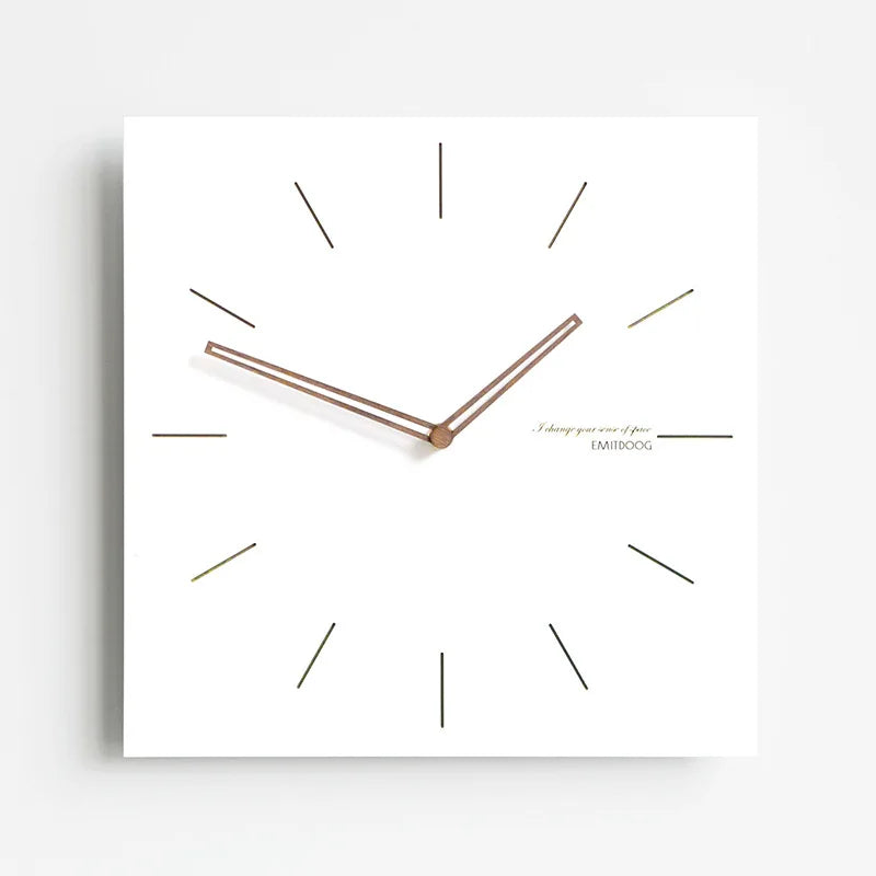 2025 new Silent Large Modern White Square Wall Clock for Living Room Bedroom Dining Room Fresh Clocks Wall Home Decor