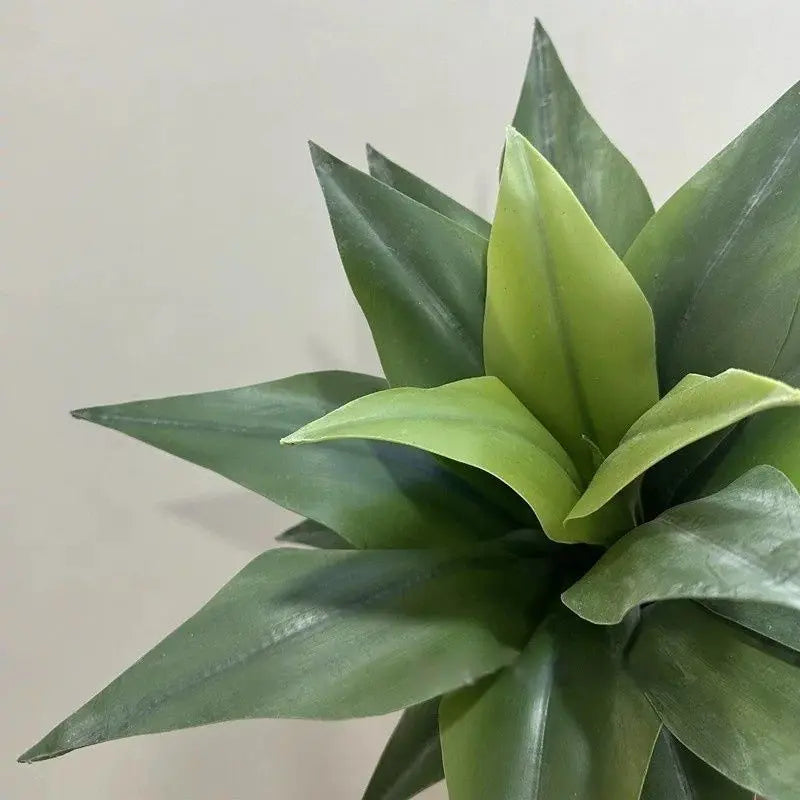 Artificial Aloe and Agave Potted Plant Tropical Desert Fake Succulent for Home Décor Desktop Office Living Room Green Decoration