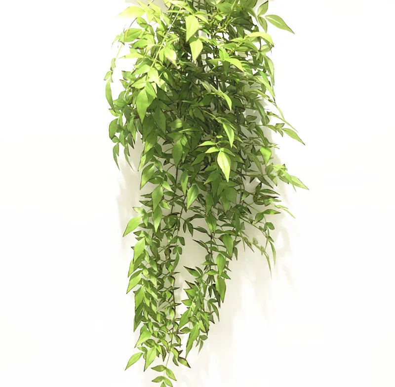 Artificial een Plant Southern Heaven Bamboo Vine Wall Hanging Winding Branch Hotel Decoration Hanging Vine Soft Decoration ...