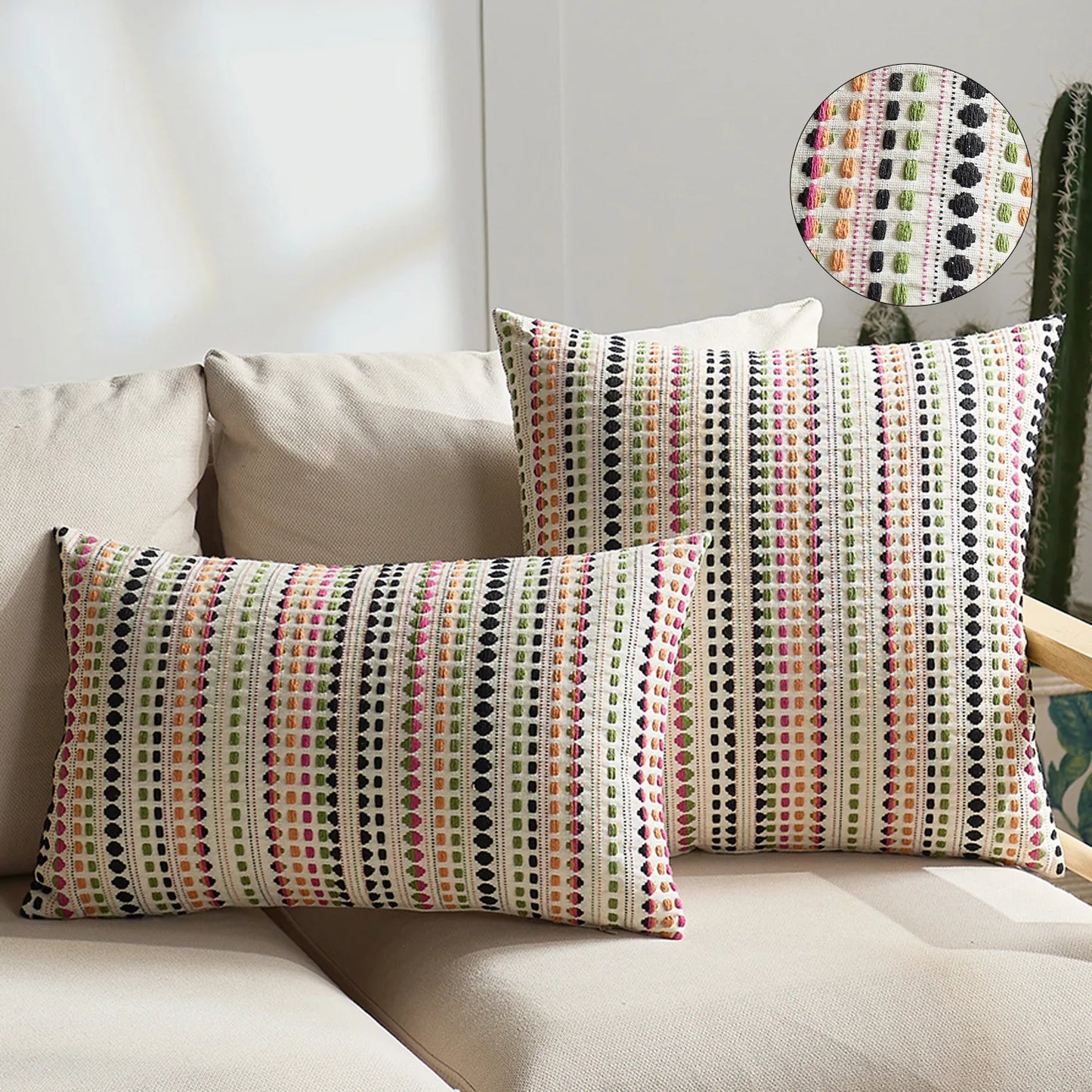 Chenille Pillow Cover 45x45cm Soft Throw Cushion Cover Decorative Square Pillow Case For Couch Sofa Bed Pillowcase50x50