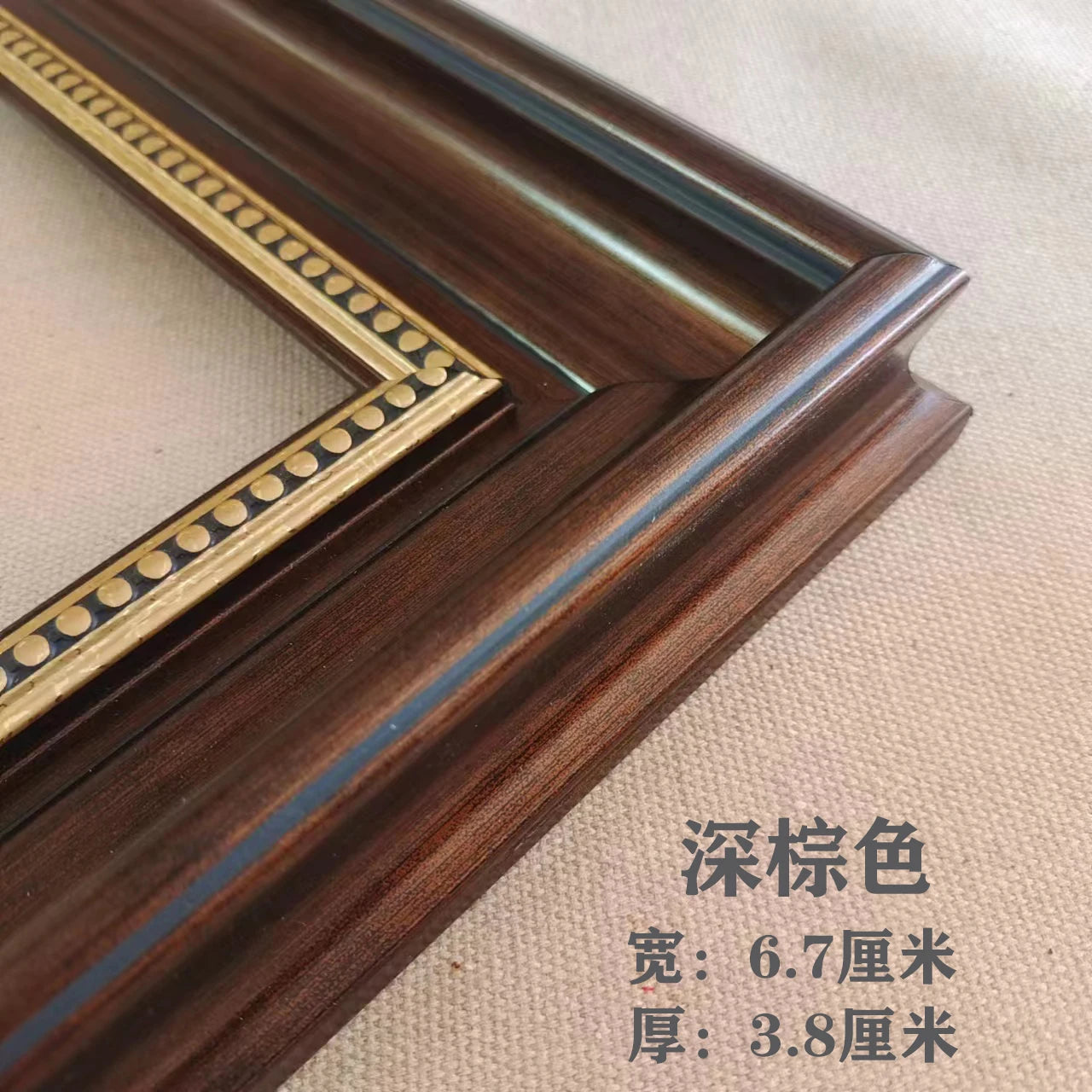 European Retro Light Luxury Niche Style Picture Frame Classical Oil Painting Frame Designer Framing Gravures Home Decoration