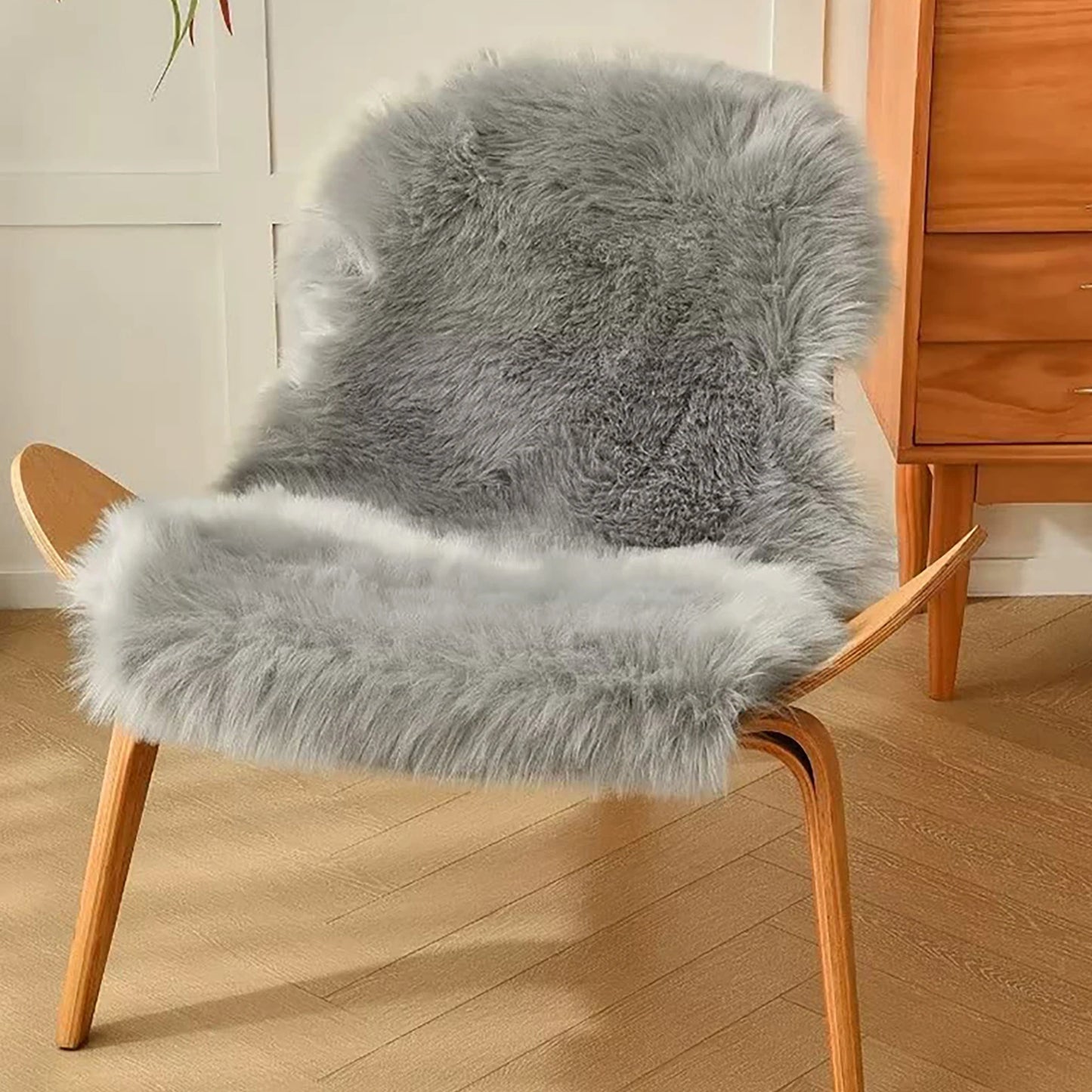 White Faux Sheepskin Fuzzy carpet Fur Rugs for Bedroom bedside Washable Fluffy Area Living Room rug Shag Nursery floor mat decor