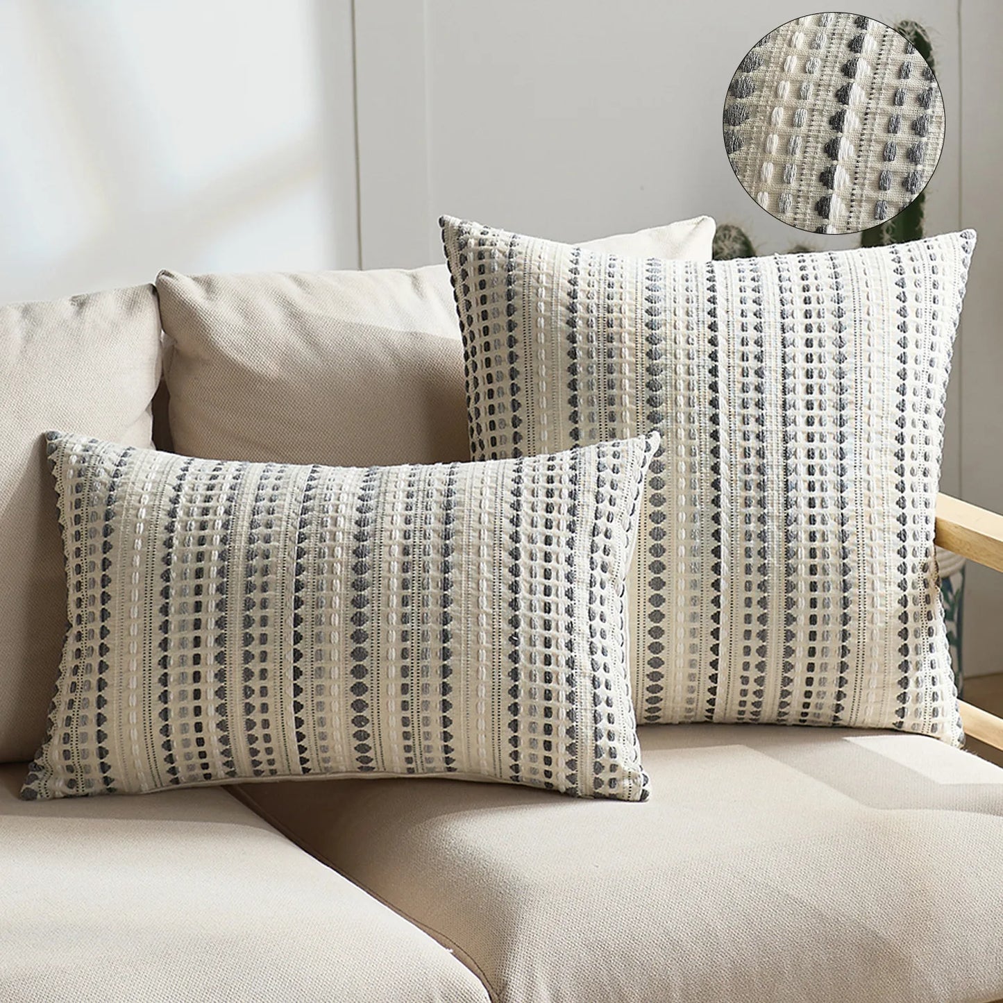 Chenille Pillow Cover 45x45cm Soft Throw Cushion Cover Decorative Square Pillow Case For Couch Sofa Bed Pillowcase50x50