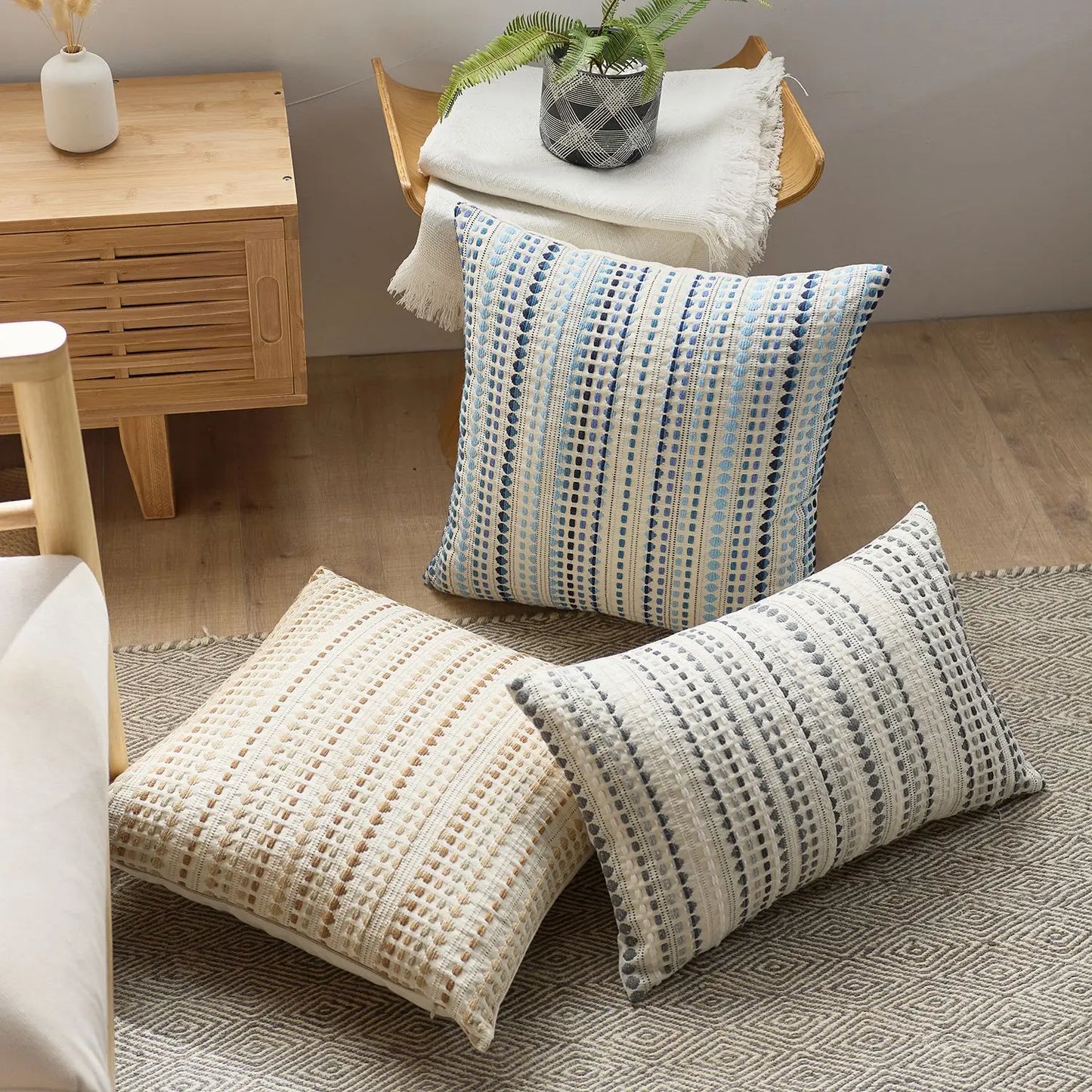 Chenille Pillow Cover 45x45cm Soft Throw Cushion Cover Decorative Square Pillow Case For Couch Sofa Bed Pillowcase50x50