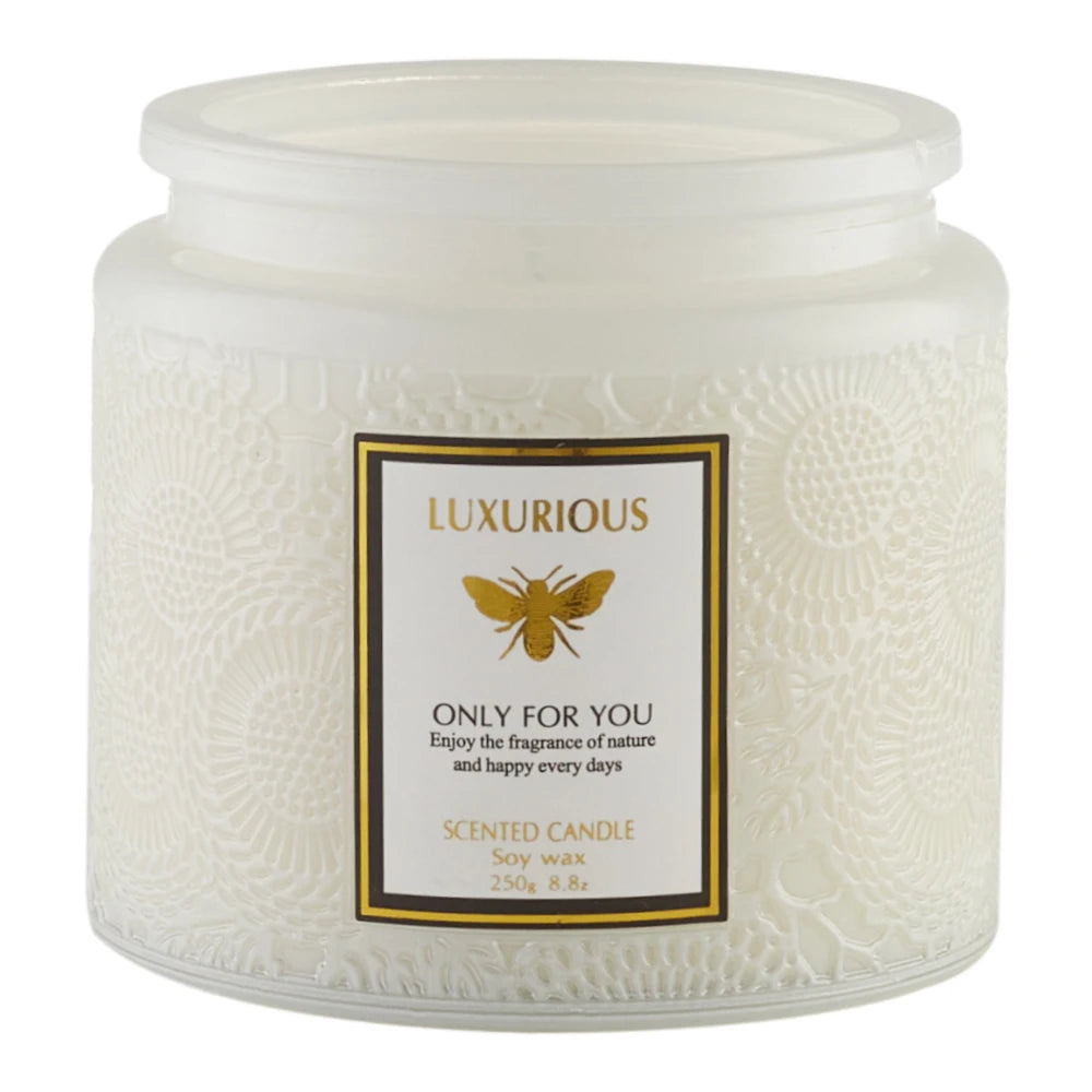 【Lifeideas】Natural Soy Candle Lasting Fragrance Candles for Home Scented Smokeless Burning Scented Candle Gift