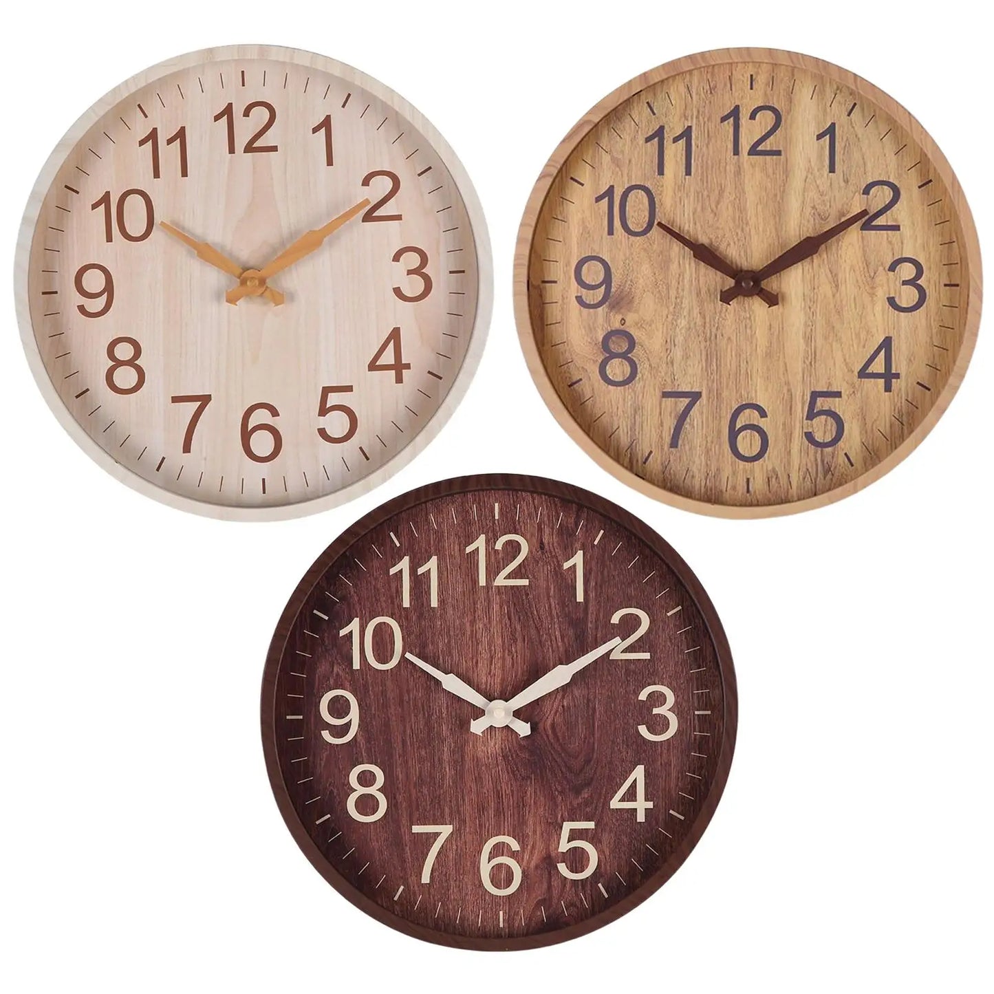 Wall Clock Silent Minimalism Hanging Watch Elegant Bedroom Hallway Home Dinner Sweep Movement Clocks Decoration