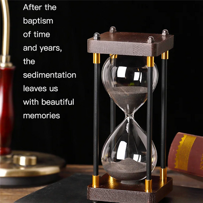 HRBAJ-Luxury Retro Hourglass 30 Minutes - Elegant Hourglass For Office, Study & Home Decor, Perfect As Decompression Gift
