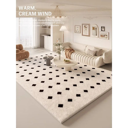 VIKAMA 1pc Rugs Living Room Premium Light Luxury Coffee Table Carpet Home Nordic Ins Style Bedroom Floor Mats