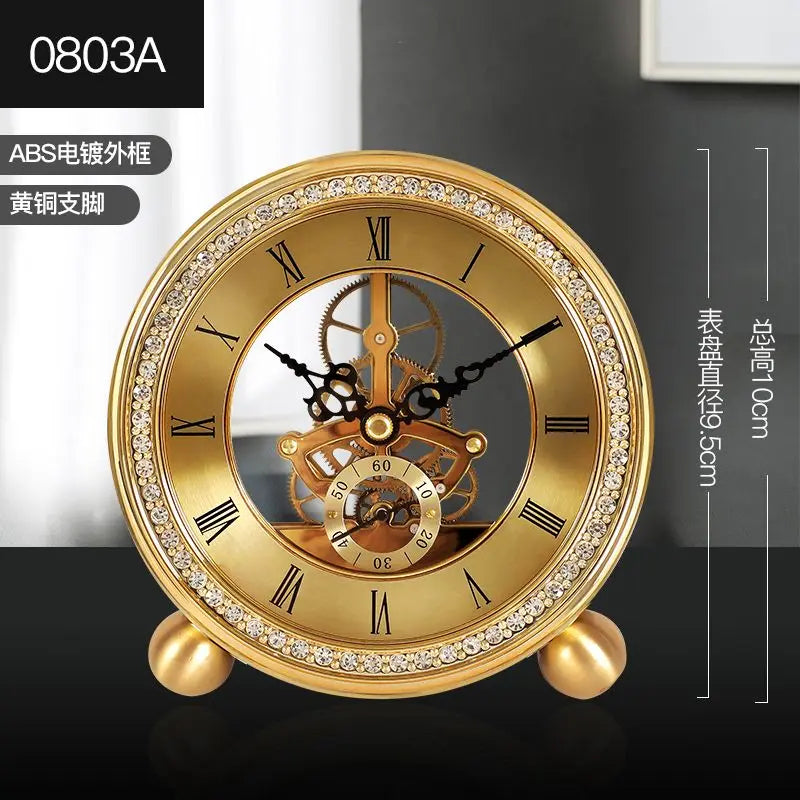 Pendulum table clock Table clock living room table clock decoration home fashion perspective clock