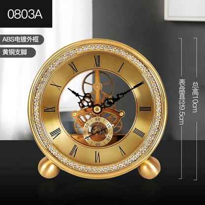 Pendulum table clock Table clock living room table clock decoration home fashion perspective clock