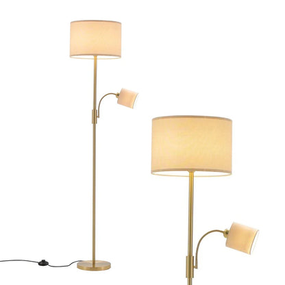 Voltsify 2-Light Floor Standing Lamp with Adjustable Head for Living Room Bedroom